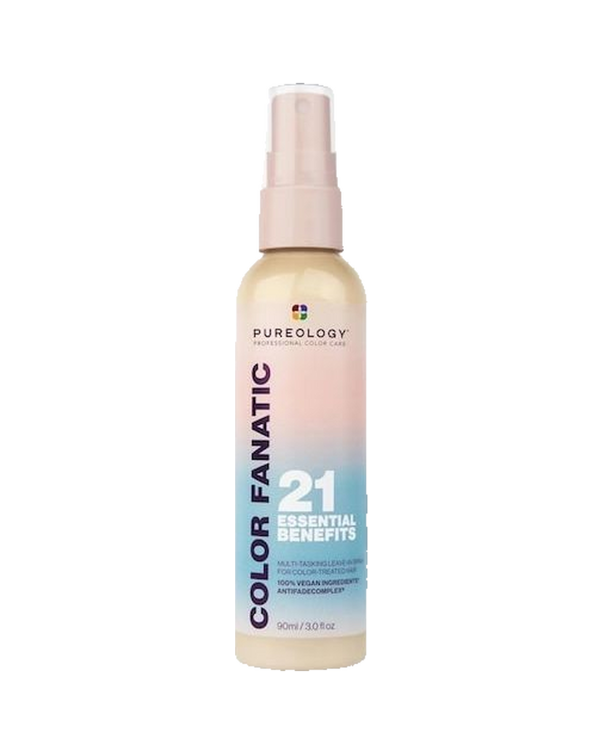 Pureology Color Fanatic Multi-Tasking Leave-In Spray: 21-Benefit Heat Protectant and Detangler, 3 fl oz